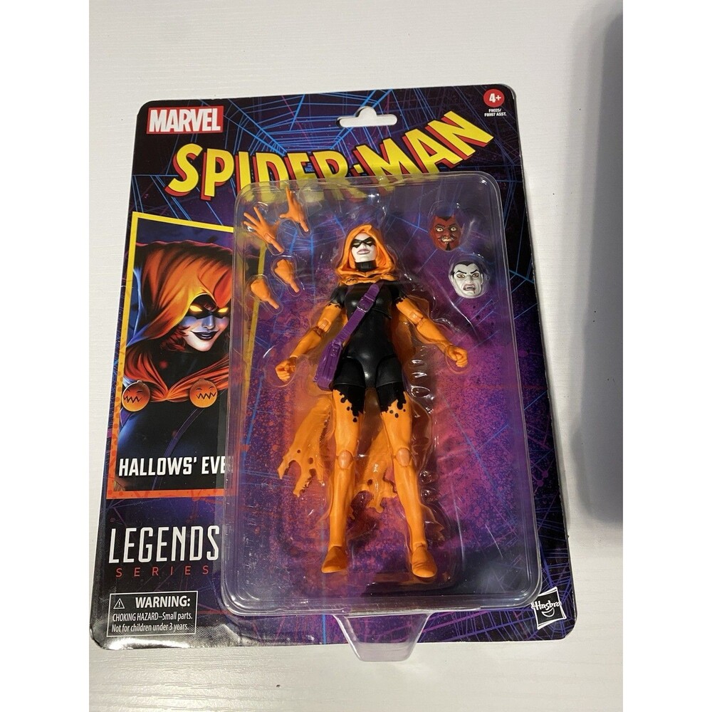 Marvel Legends Hallows' Eve Action Figure Spider-Man Retro Series Hasbro NEW - Picture 1 of 4